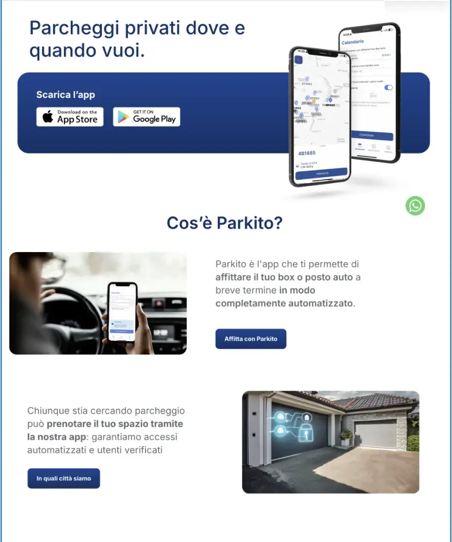 Parkito va online per la prima volta screenshot 1