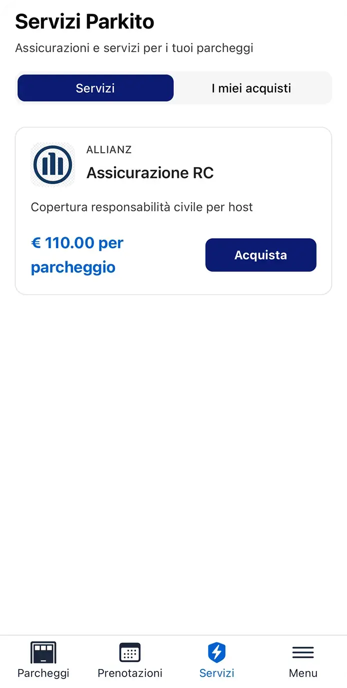 Servizi per gli host, veicoli preferiti screenshot 2