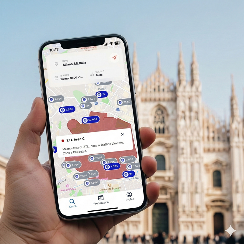 ZTL Area C a Milano: come pagarla con Parkito